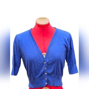 Old Navy, Size S, Blue V-Neck Cardigan
